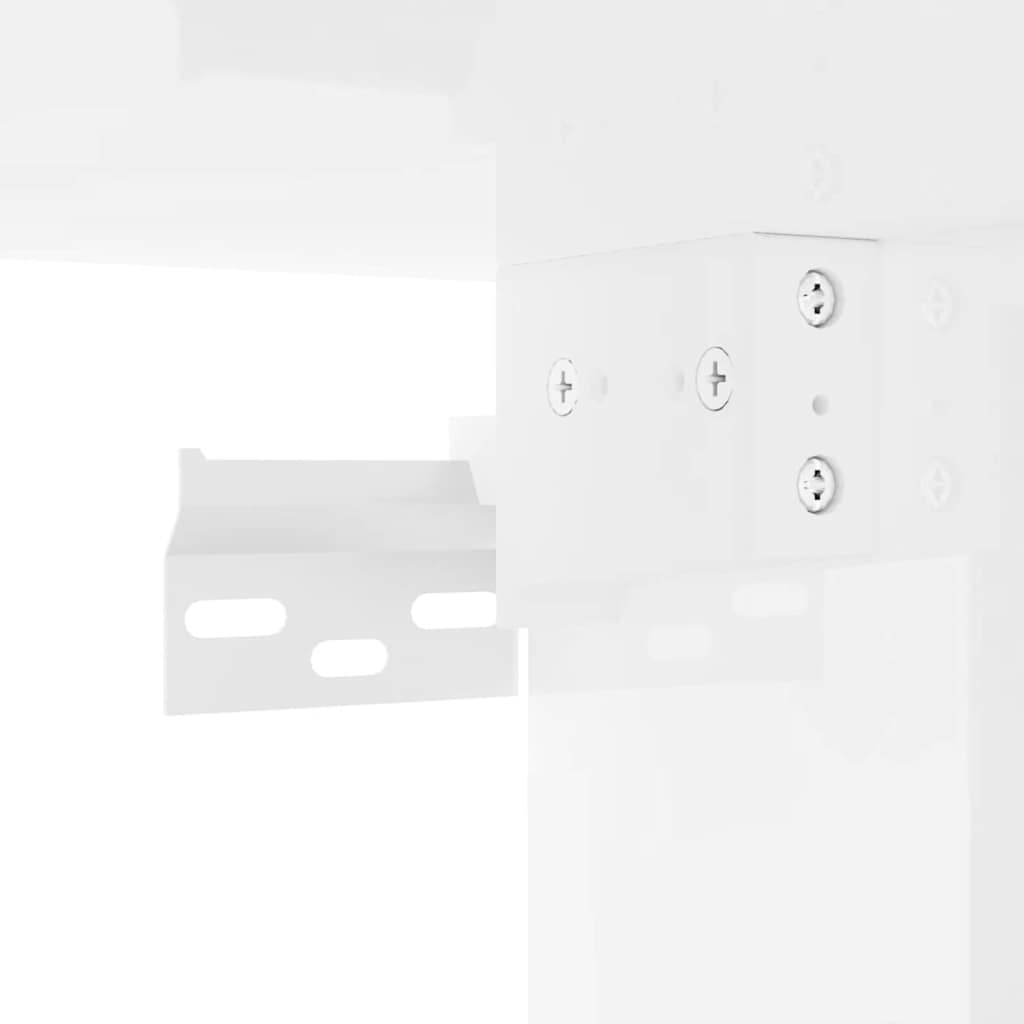 TV zidni ormar Sjajno bijelo 30 x 31 x 60 cm Konstruirano drvo