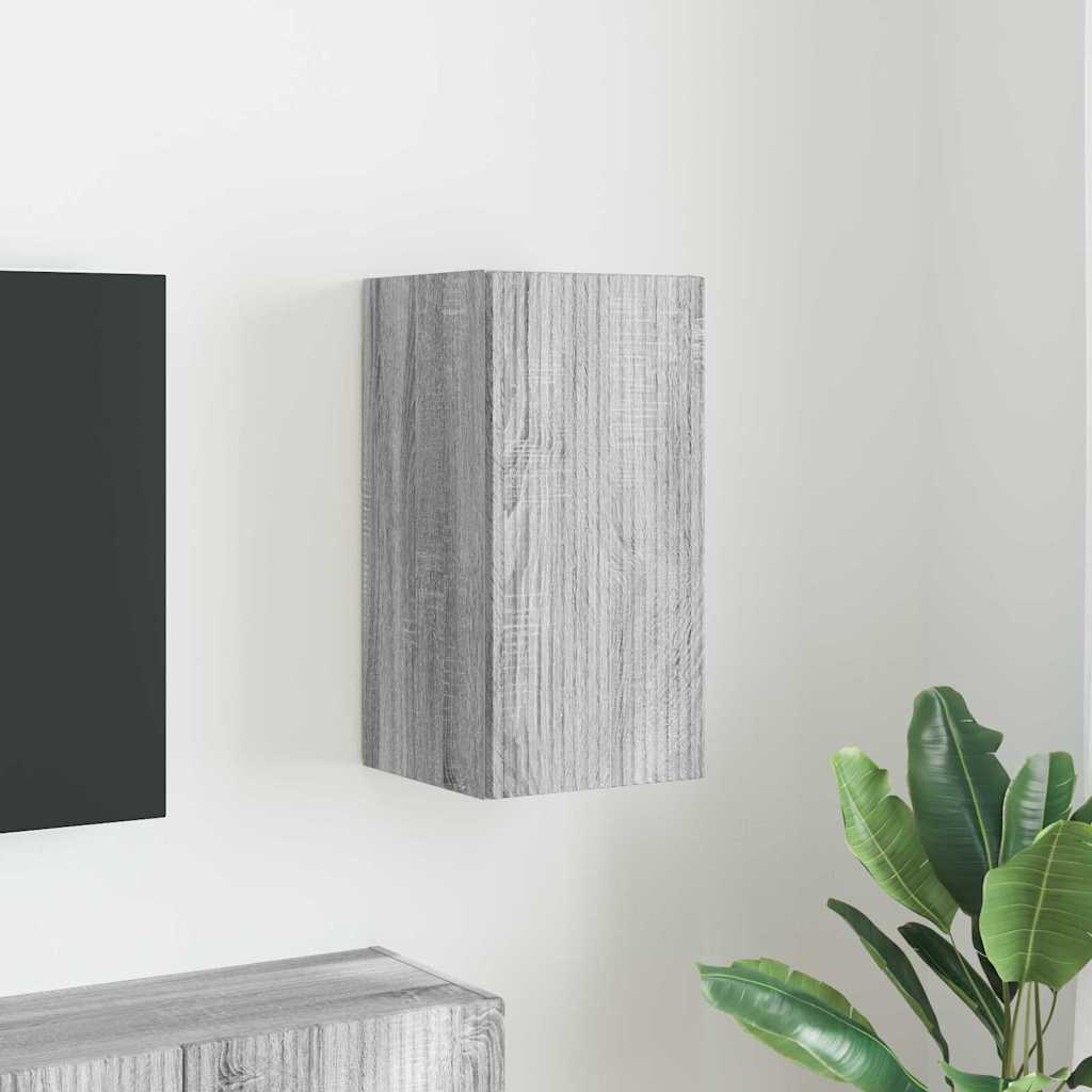 TV zidni ormar Siva Sonoma 30 x 31 x 60 cm Konstruirano drvo