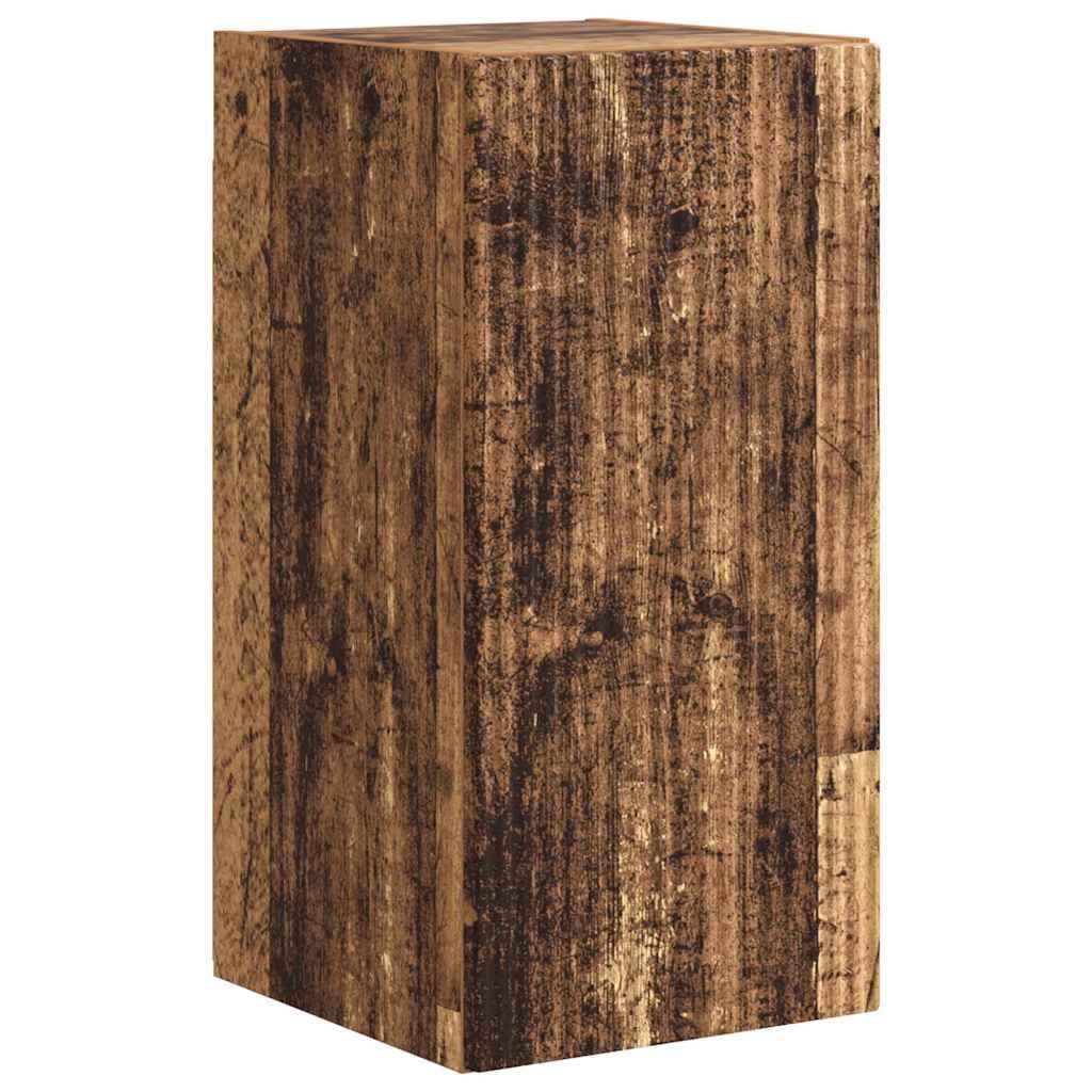 TV zidni ormar Zidne 2 pcs Staro drvo 30 x 31 x 60 cm