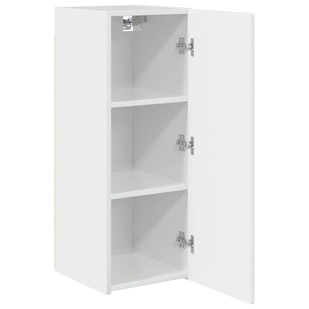 TV zidni ormar Sjajno bijelo 30 x 31 x 80 cm Konstruirano drvo