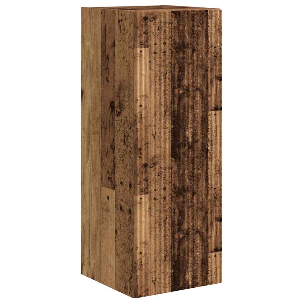 TV zidni ormar Staro drvo 30 x 31 x 80 cm Konstruirano drvo