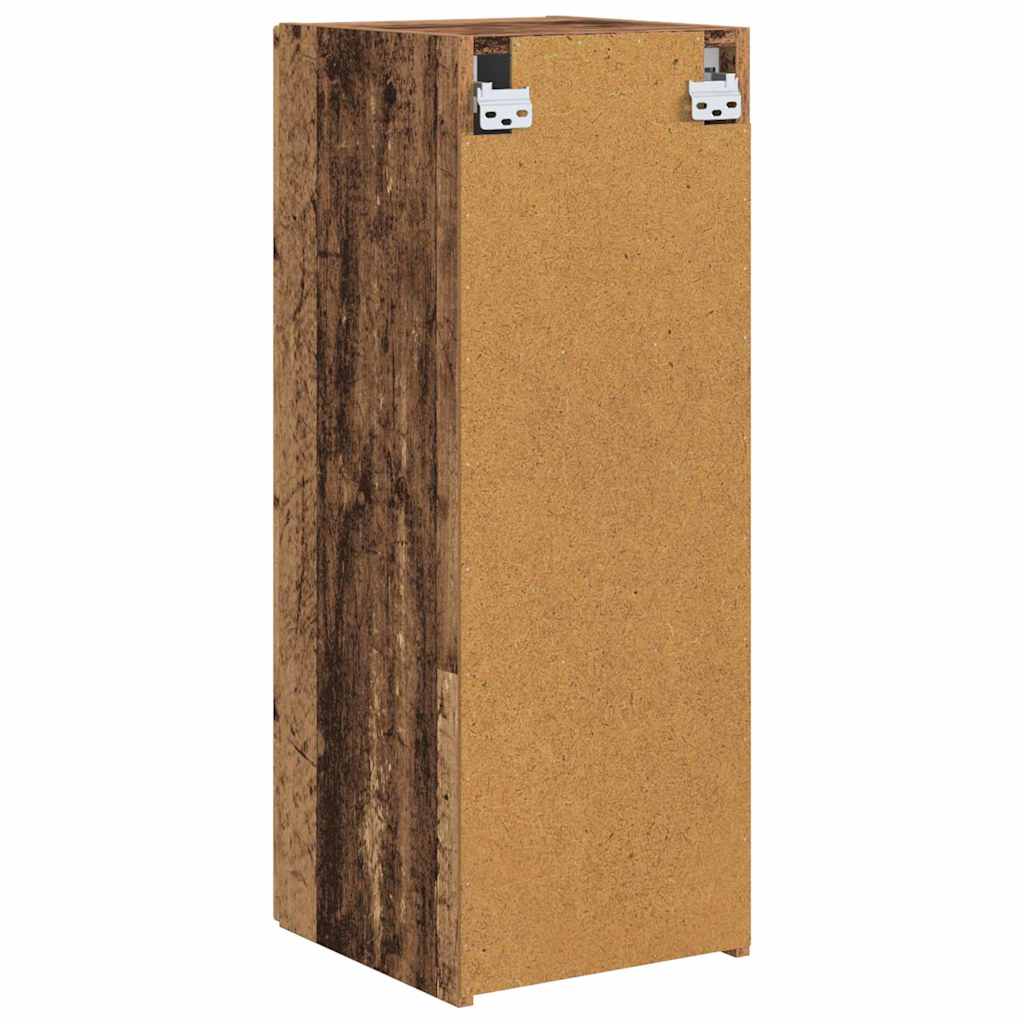 TV zidni ormar Staro drvo 30 x 31 x 80 cm Konstruirano drvo