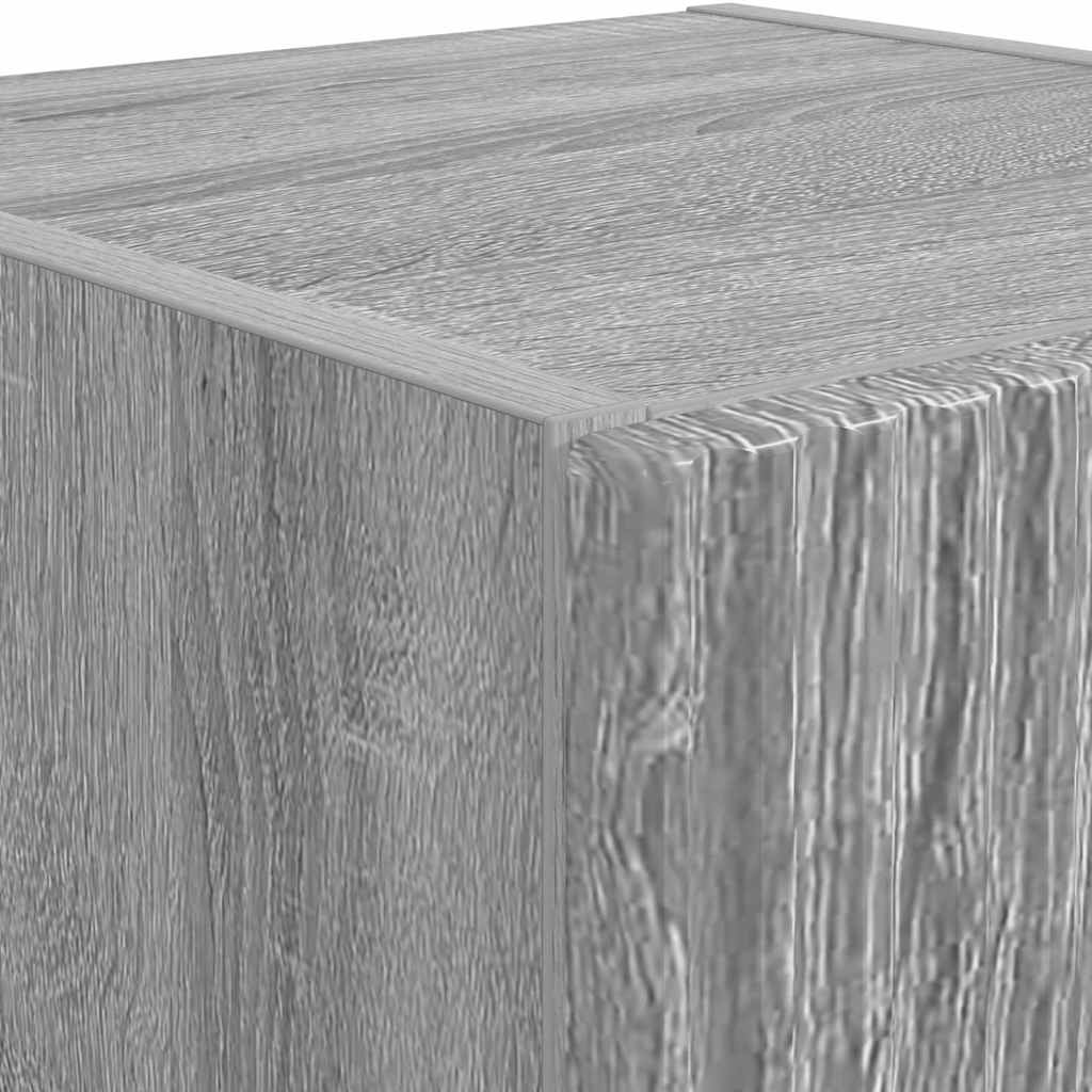 TV zidni ormar Siva Sonoma 30 x 31 x 100 cm Konstruirano drvo
