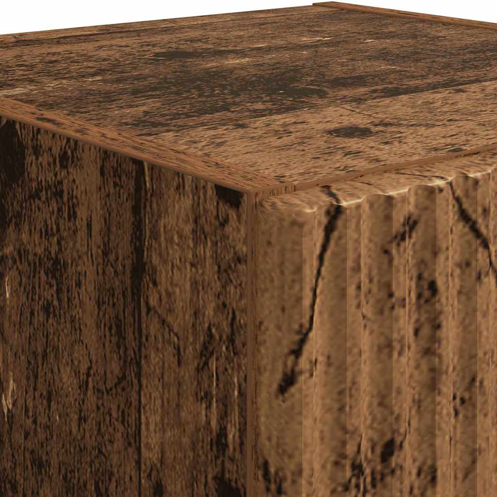 TV zidni ormar Staro drvo 30 x 31 x 100 cm Konstruirano drvo