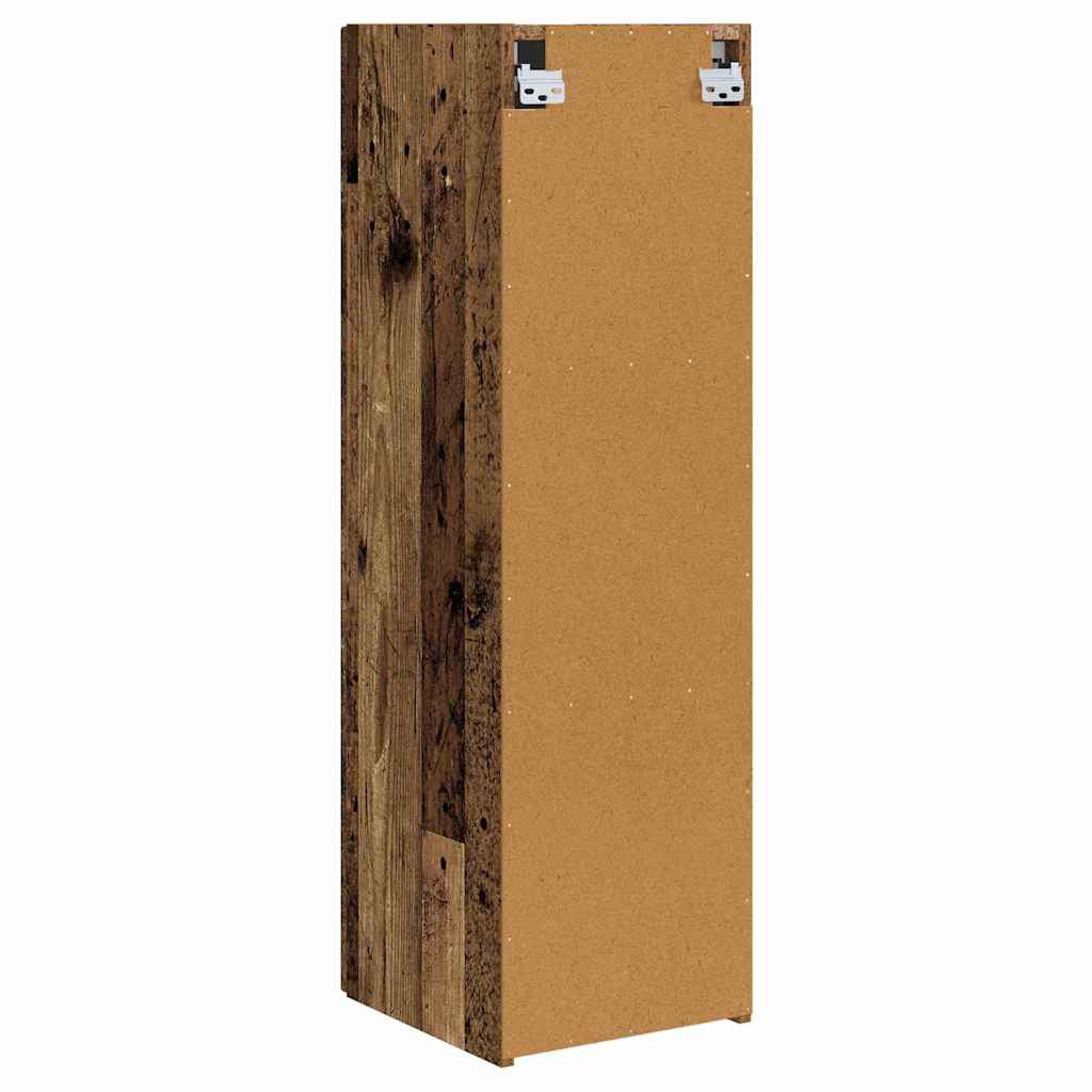 TV zidni ormar Zidne 2 pcs Staro drvo 30 x 31 x 100 cm