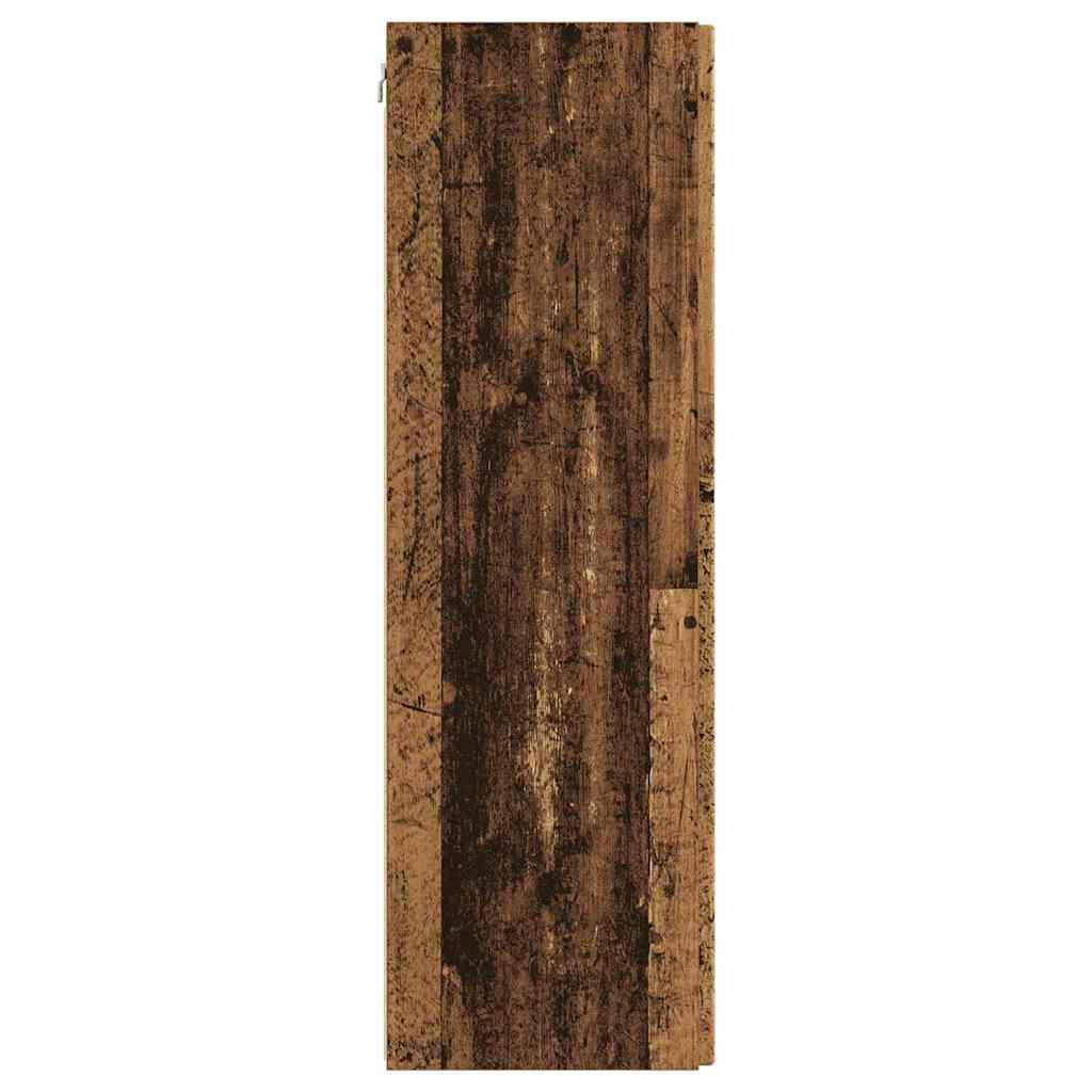 TV zidni ormar Zidne 2 pcs Staro drvo 30 x 31 x 100 cm
