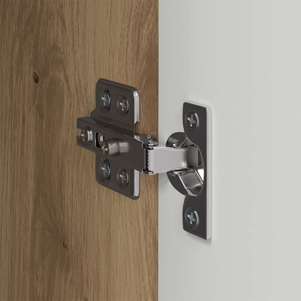 TV zidni ormar 2 pcs Umjetnička hrastovina 30 x 31 x 100 cm