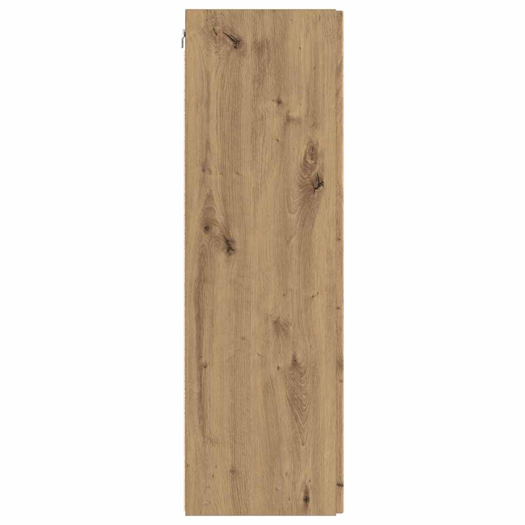 TV zidni ormar 2 pcs Umjetnička hrastovina 30 x 31 x 100 cm