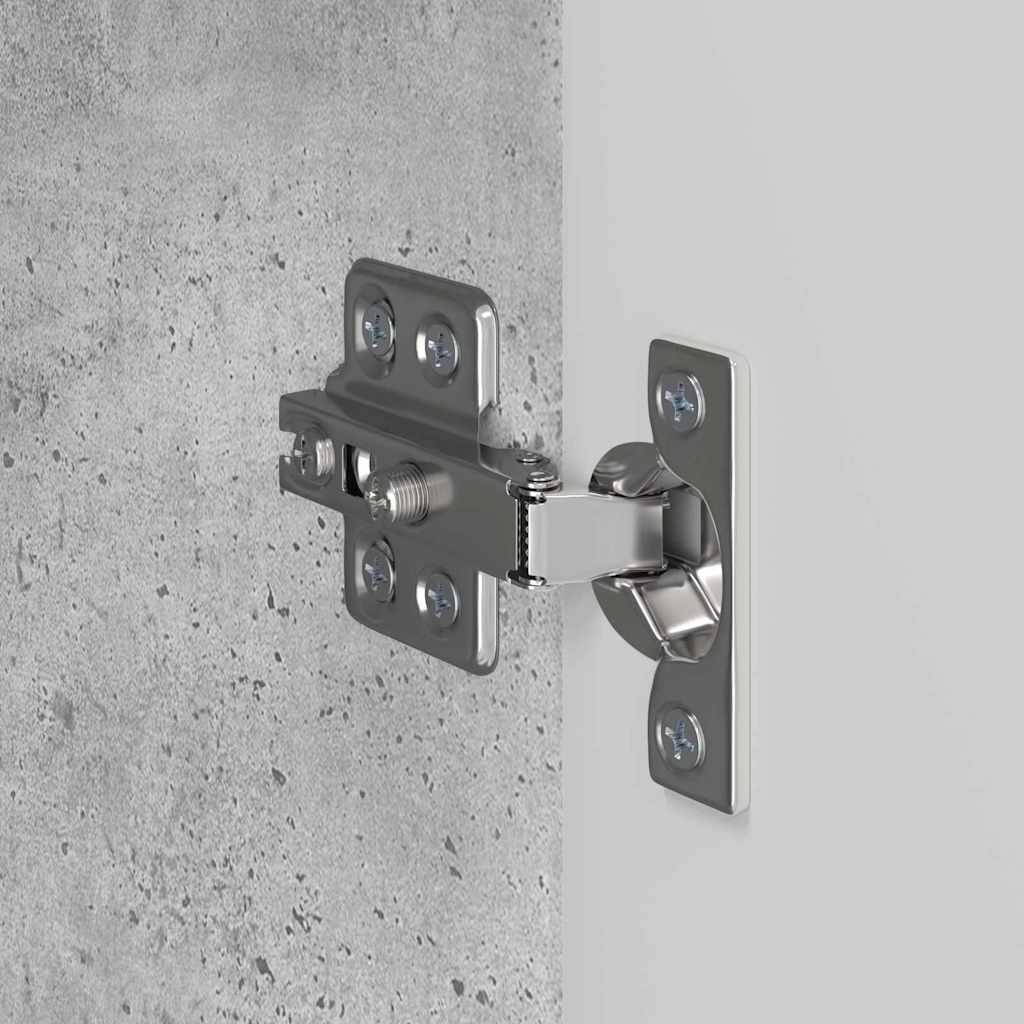 TV zidni ormar Zidne 2 pcs Betonski sivi 59,5 x 31 x 40 cm