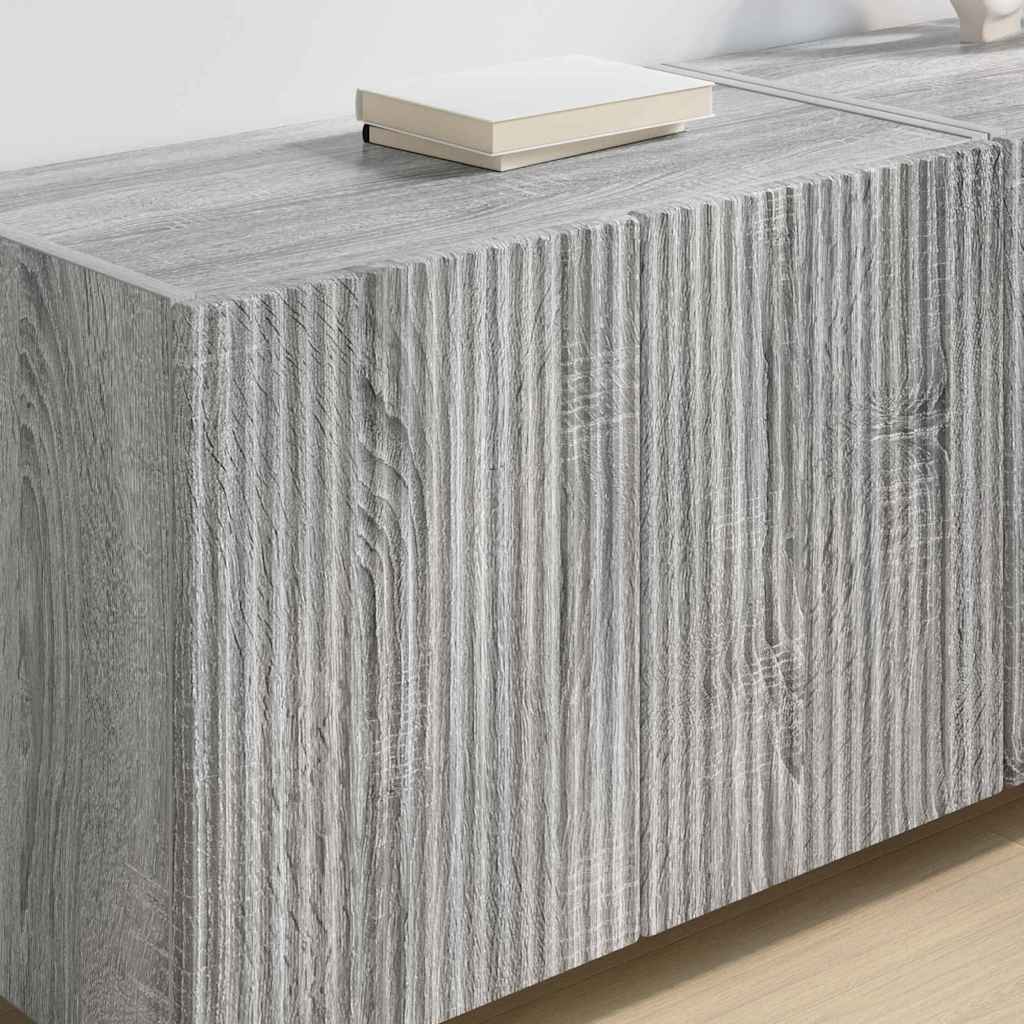 TV zidni ormar Siva Sonoma 59,5 x 31 x 40 cm Konstruirano drvo