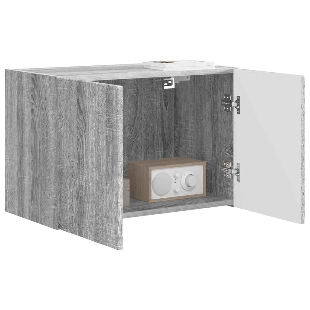TV zidni ormar Siva Sonoma 59,5 x 31 x 40 cm Konstruirano drvo