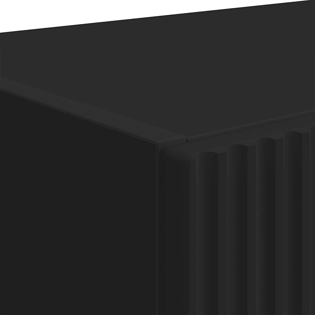 TV zidni ormar Zidne Crna 59,5 x 31 x 80 cm Konstruirano drvo
