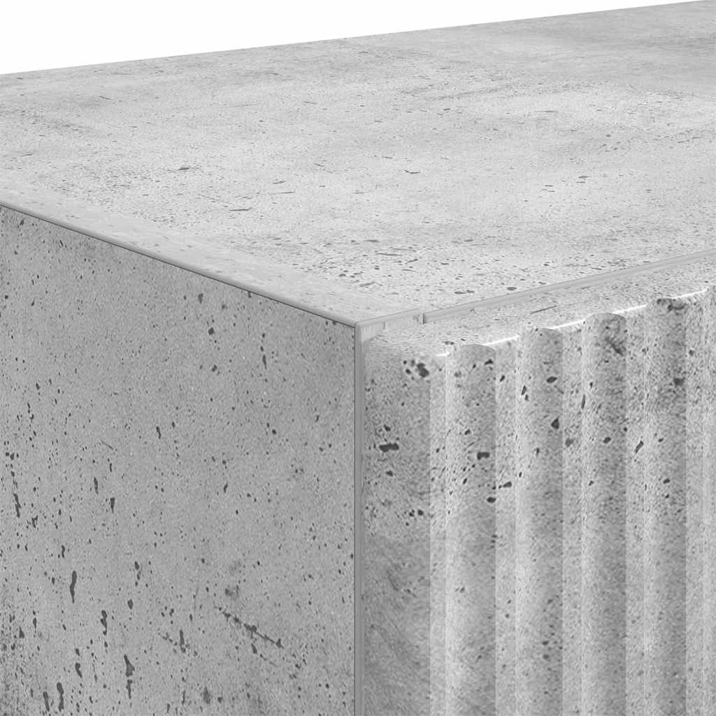 TV zidni ormar Zidne Betonski sivi 59,5 x 31 x 80 cm