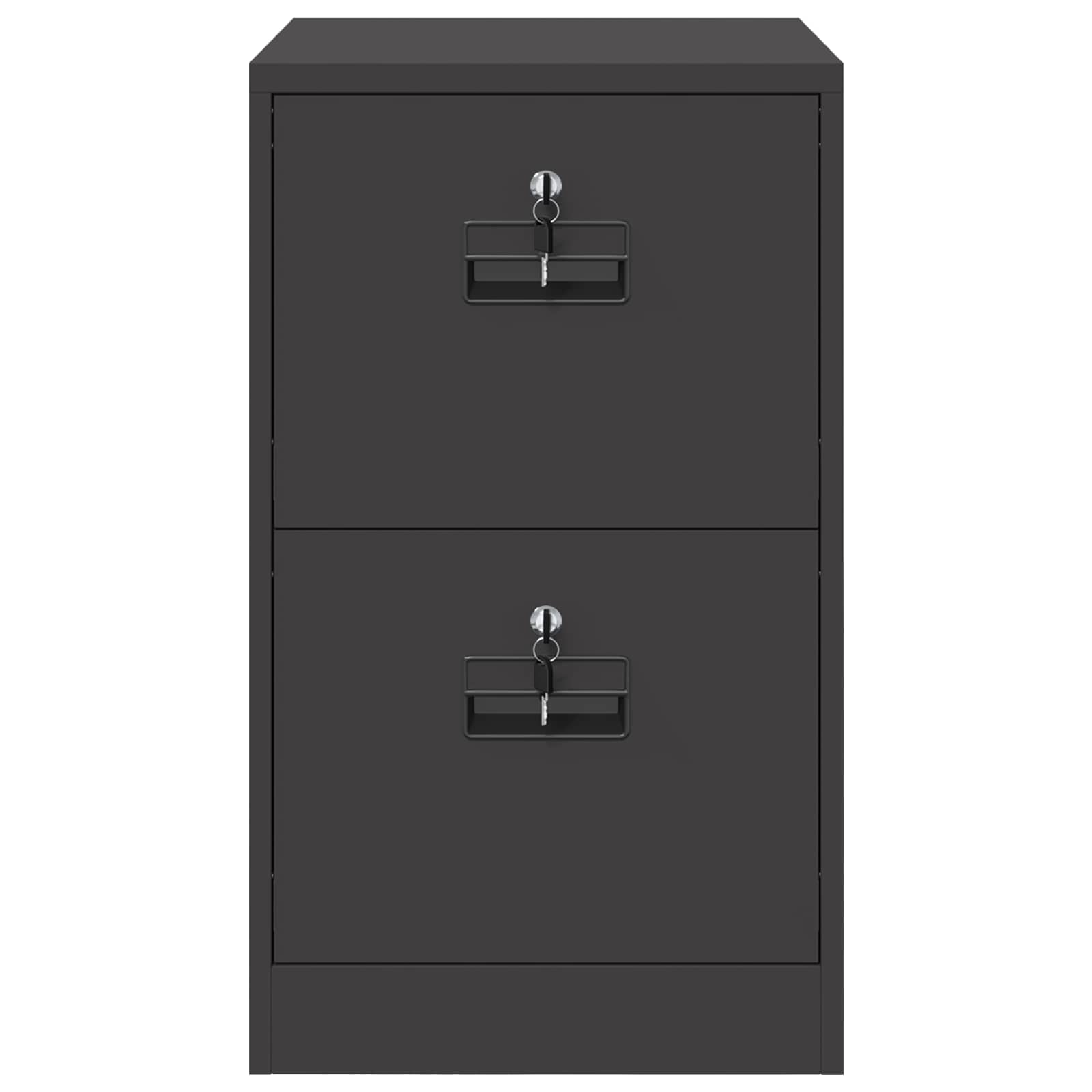 Kabinet za datoteke Crna 44 x 50 x 74,5 cm Hladno valjani čelik