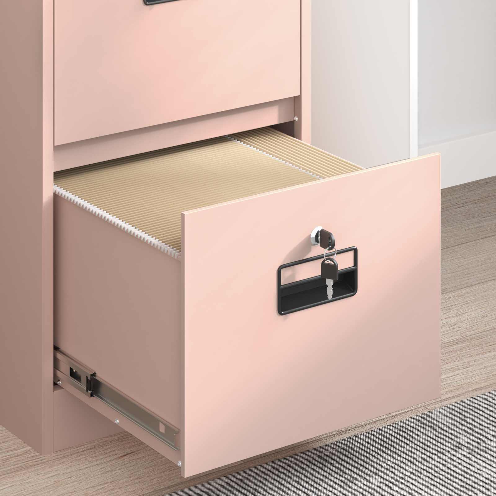 Kabinet za datoteke s ladicama Ružičasta 44 x 50 x 74,5 cm