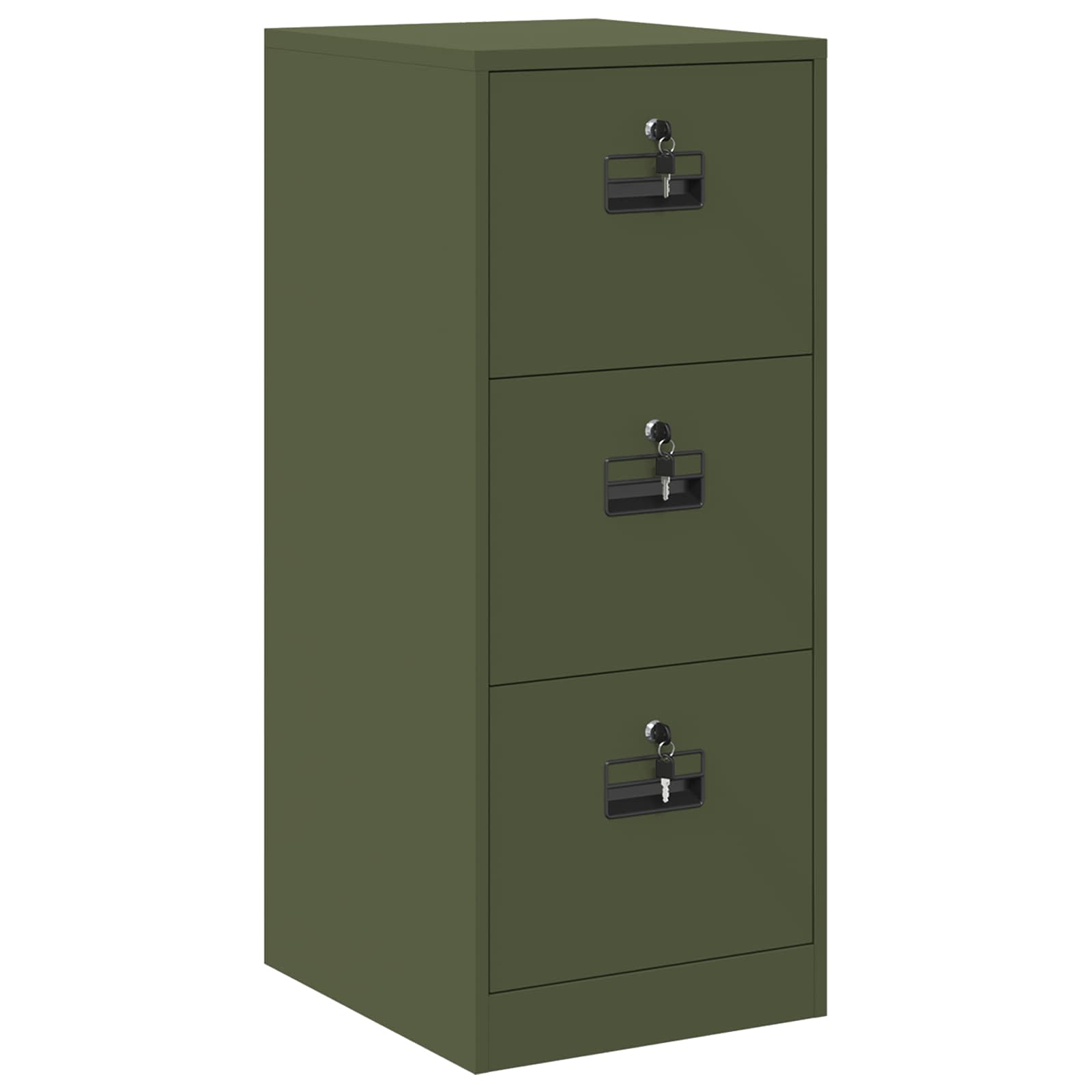 Kabinet za datoteke Maslinasto zelena 44 x 50 x 106.5 cm
