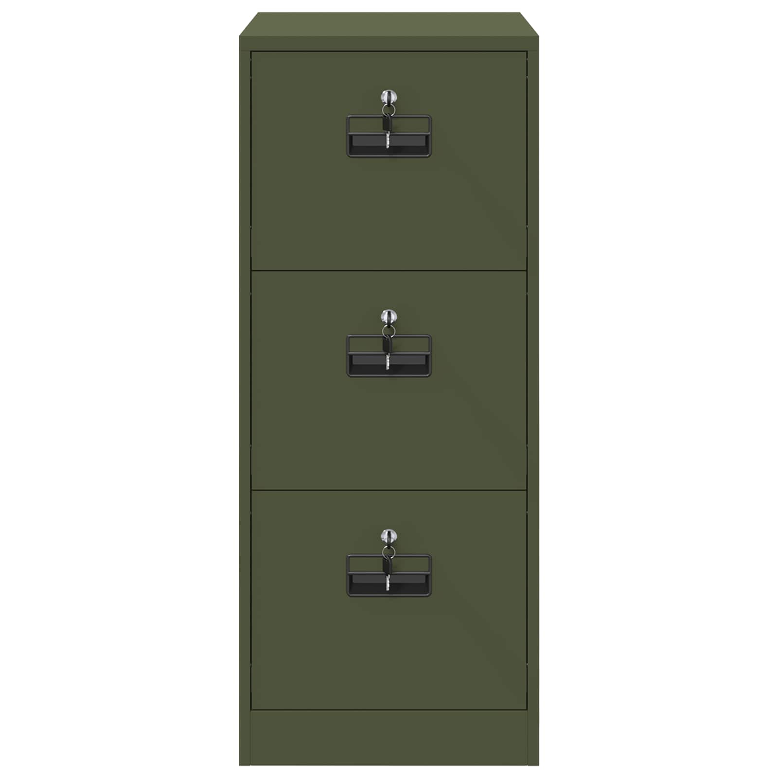 Kabinet za datoteke Maslinasto zelena 44 x 50 x 106.5 cm