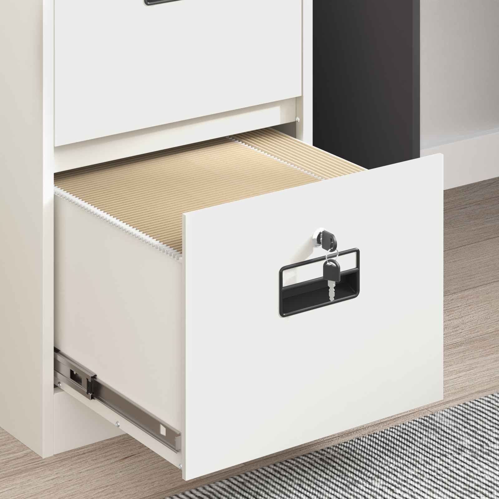 Kabinet za datoteke s ladicama Bijelo 44 x 50 x 106.5 cm