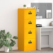 Kabinet za datoteke s ladicama Žuta 45,5 x 42 x 139 cm