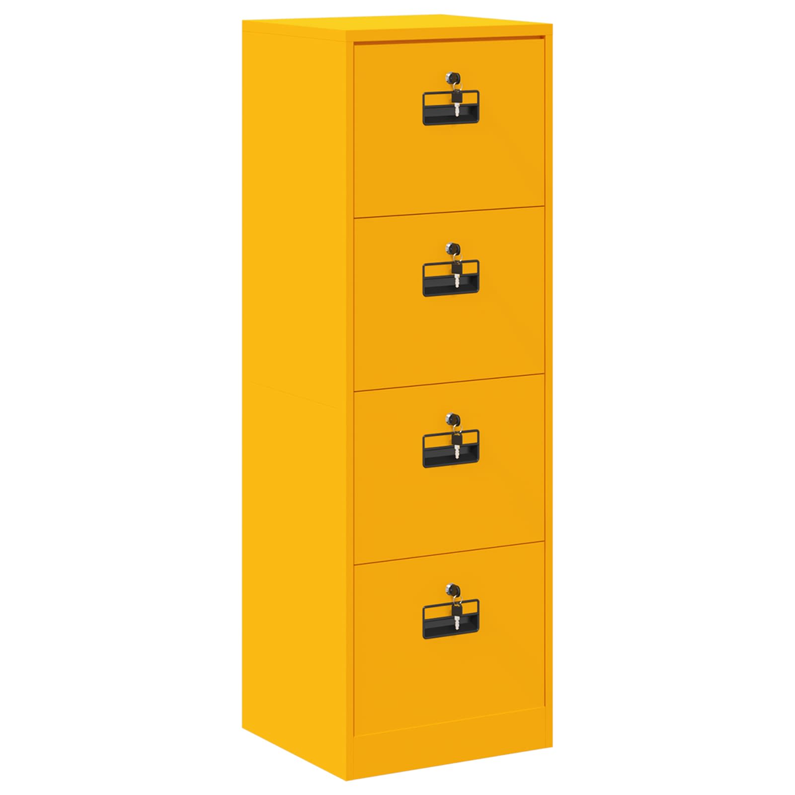 Kabinet za datoteke s ladicama Žuta 45,5 x 42 x 139 cm