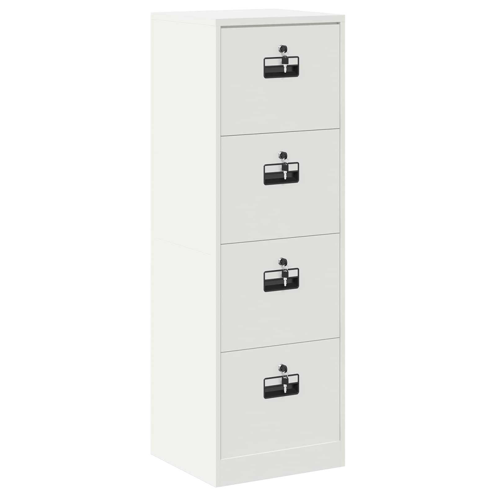 Kabinet za datoteke s ladicama Bijelo 45,5 x 42 x 139 cm