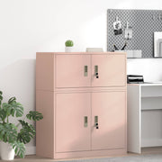 Ormarić za pohranu Ružičasta 90 x 40 x 40 cm Čelik