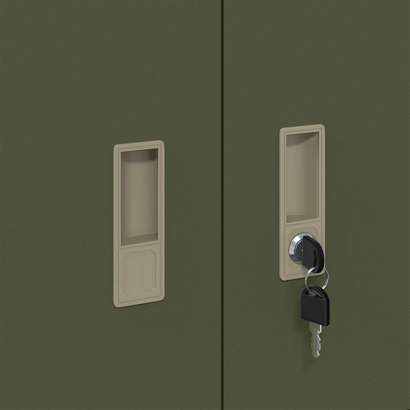 Ormarić za pohranu Maslinasto zelena 90 x 40 x 40 cm Čelik