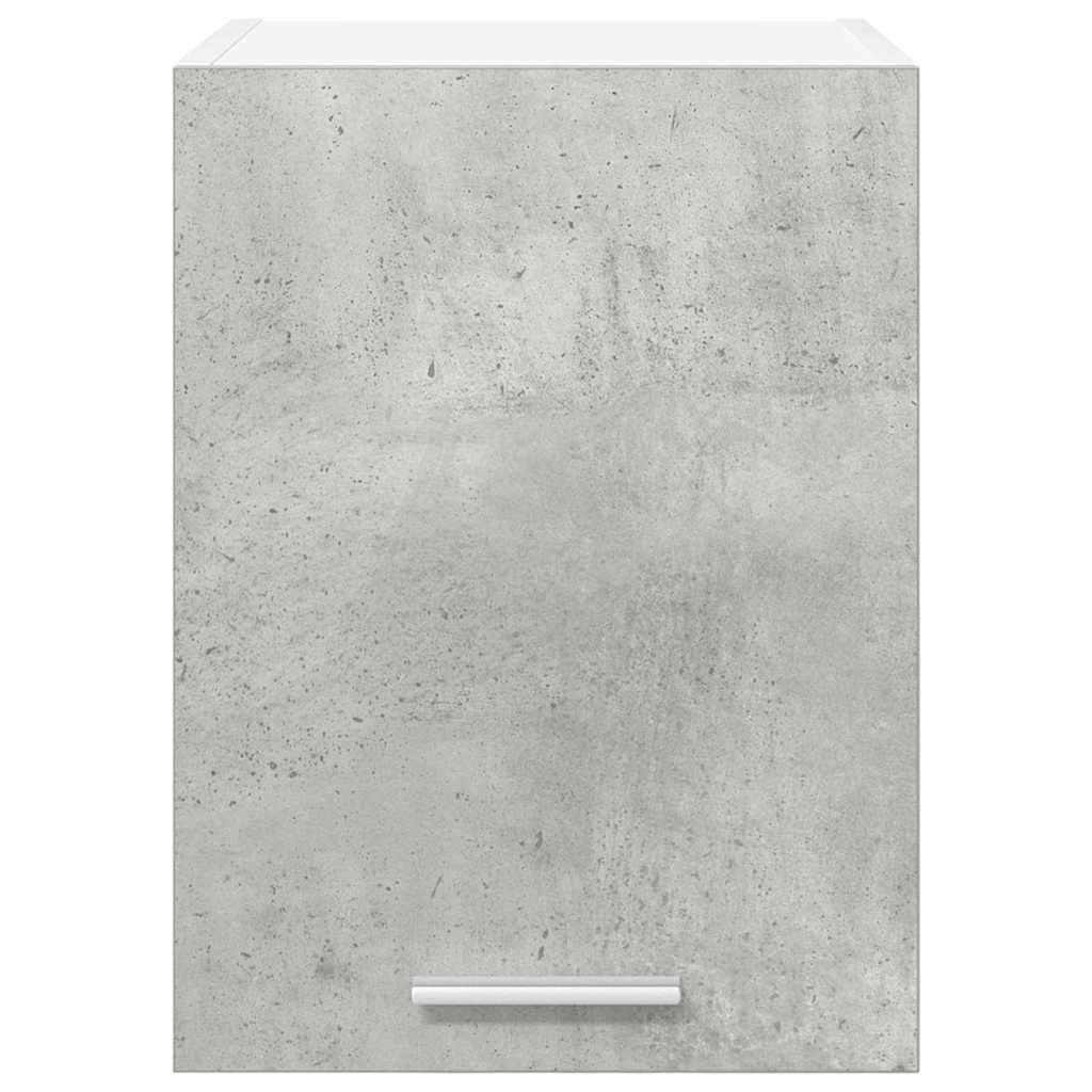 Viseći ormarić 2 pcs Beton siva i bijela 30 x 31 x 40 cm