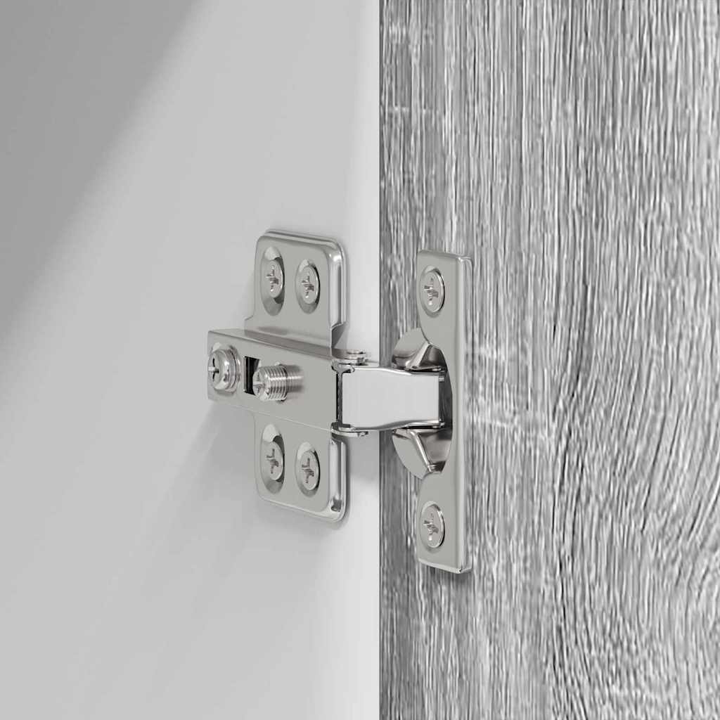 Viseći ormarić 2 pcs Siva Sonoma i bijela 40 x 31 x 40 cm