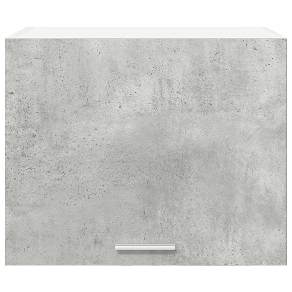 Viseći ormarić 2 pcs Beton siva i bijela 50 x 31 x 40 cm
