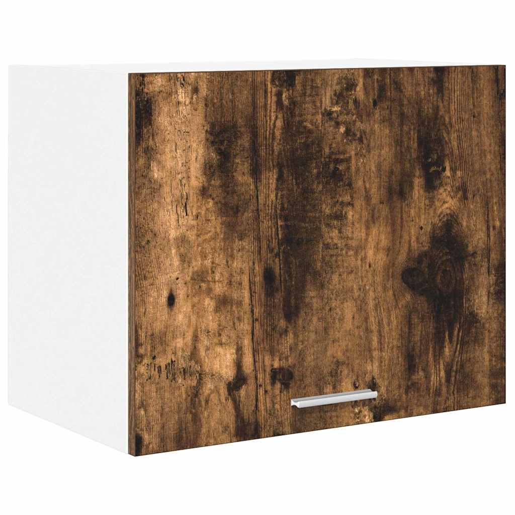 Viseći ormarić 2 pcs Dimljeni hrast i bijela 50 x 31 x 40 cm