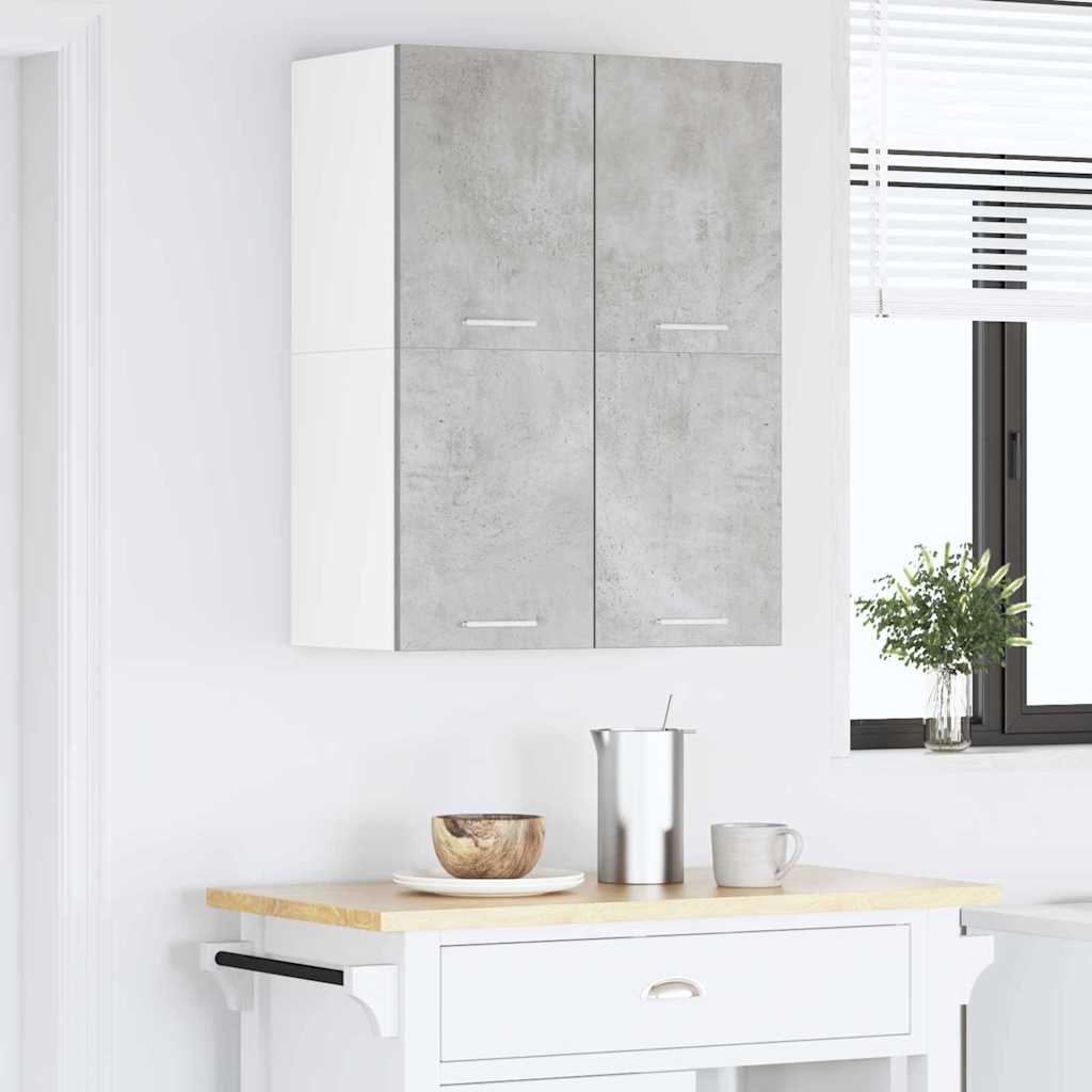 Viseći ormarić Beton siva i bijela 60 x 31 x 40 cm
