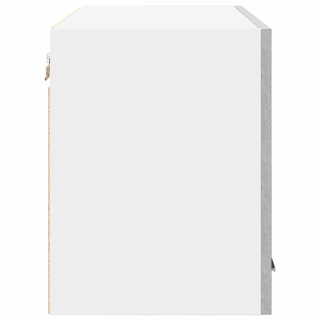 Viseći ormarić Beton siva i bijela 60 x 31 x 40 cm