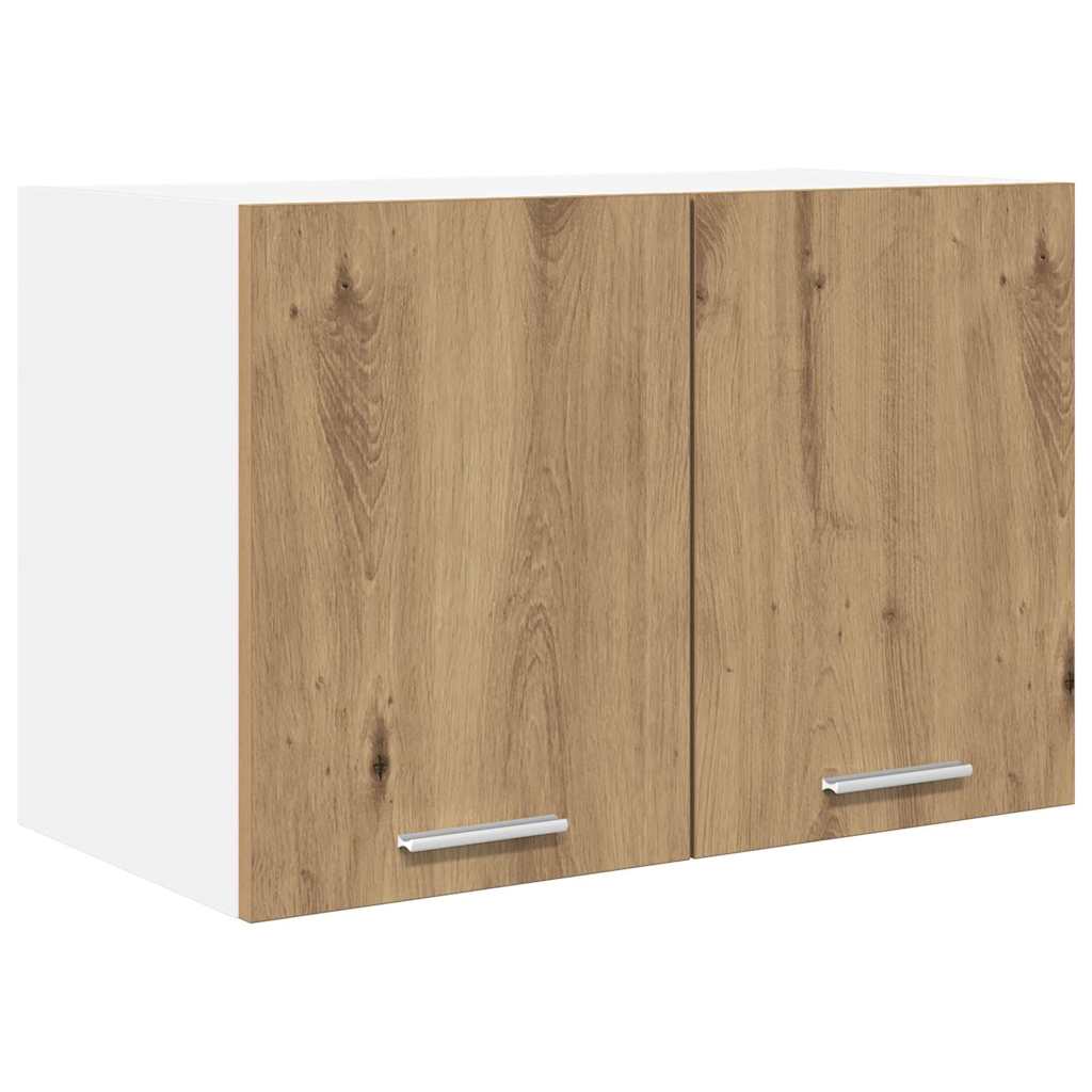 Viseći ormarić 2 pcs Umjetnički hrast i bijela 60 x 31 x 40 cm