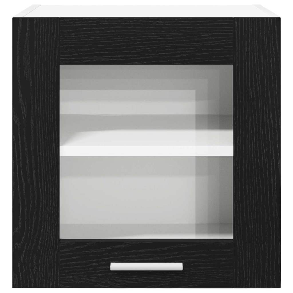 Viseći ormarić s pohranom 2 pcs Crni hrast 40 x 31 x 40 cm