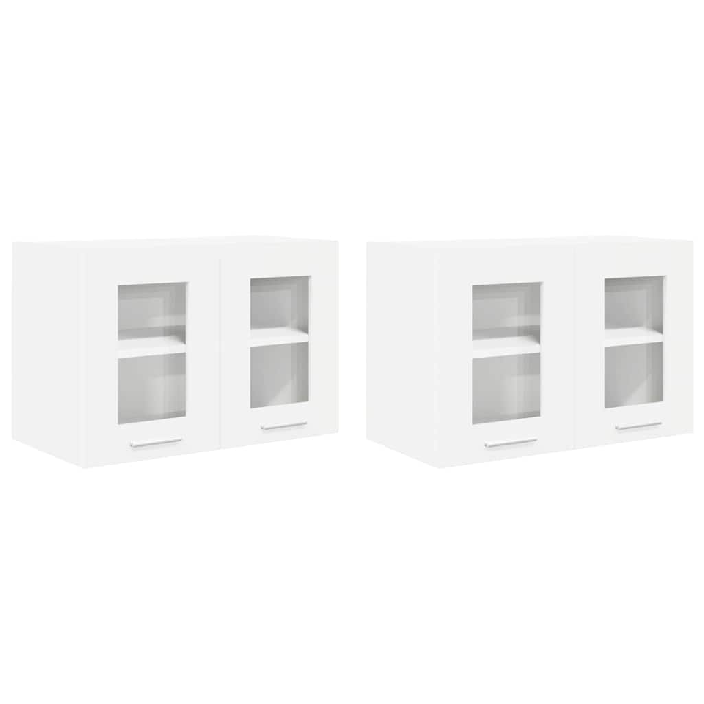 Viseći ormarić 2 pcs Bijelo 60 x 31 x 40 cm Konstruirano drvo