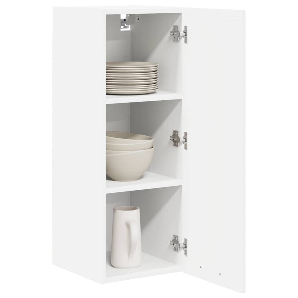 Viseći ormarić 2 pcs Bijelo 30 x 31 x 80 cm Konstruirano drvo