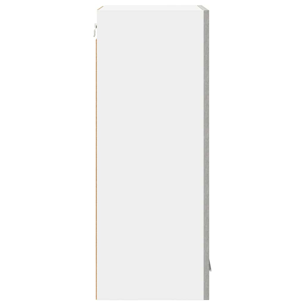 Viseći ormarić s pohranom 2 pcs Betonski sivi 40 x 31 x 80 cm