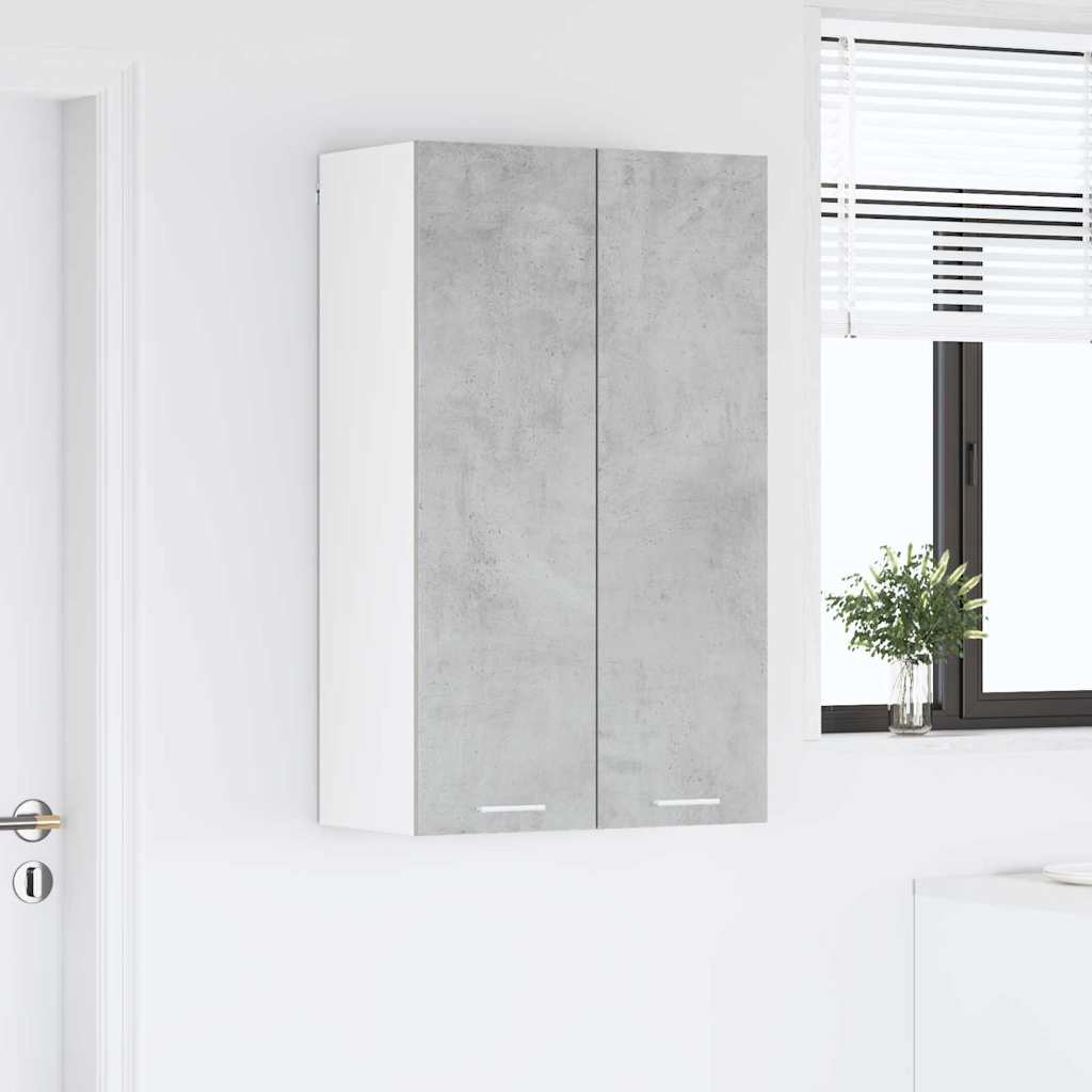 Viseći ormarić Betonski sivi 60 x 31 x 100 cm Konstruirano drvo