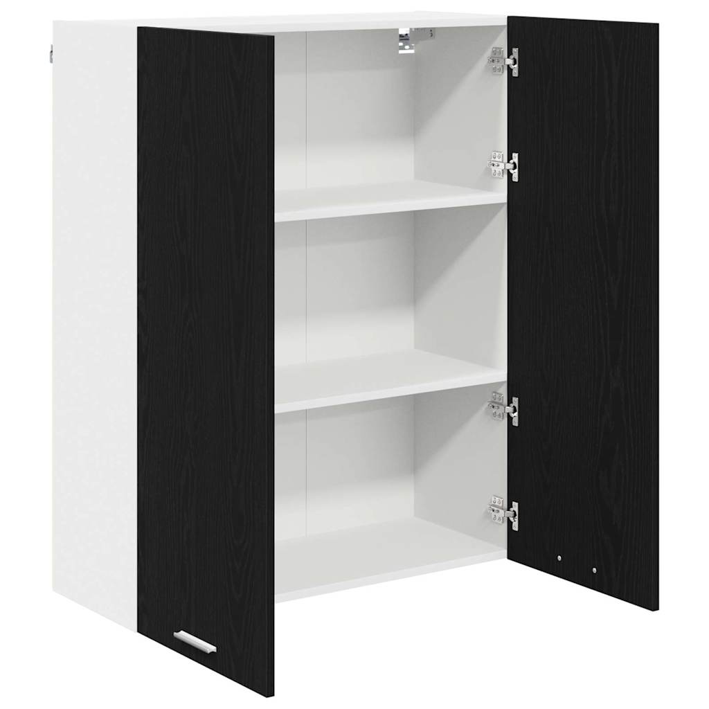 Viseći ormarić Crni hrast 80 x 31 x 100 cm Konstruirano drvo