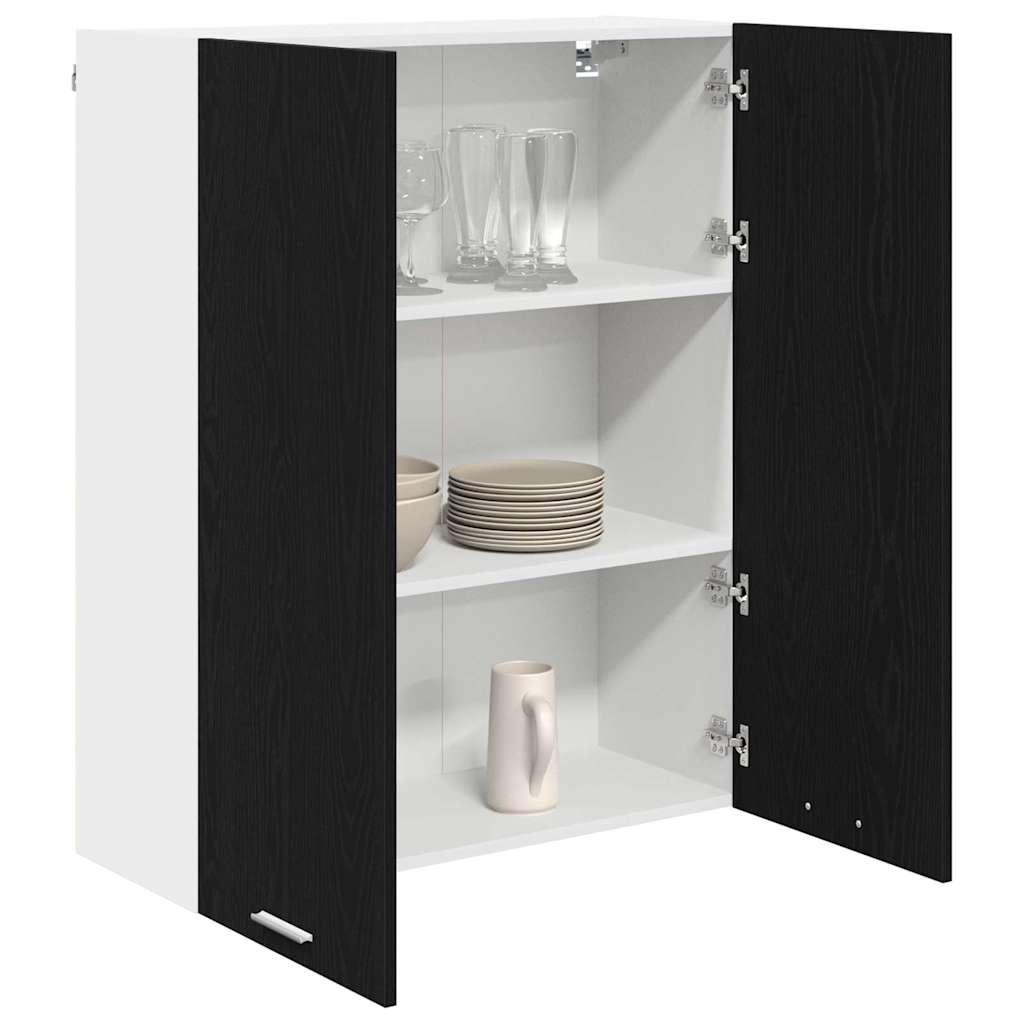 Viseći ormarić Crni hrast 80 x 31 x 100 cm Konstruirano drvo