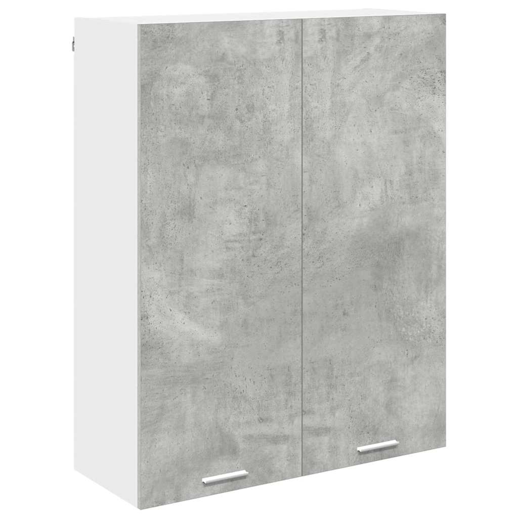 Viseći ormarić Betonski sivi 80 x 31 x 100 cm Konstruirano drvo