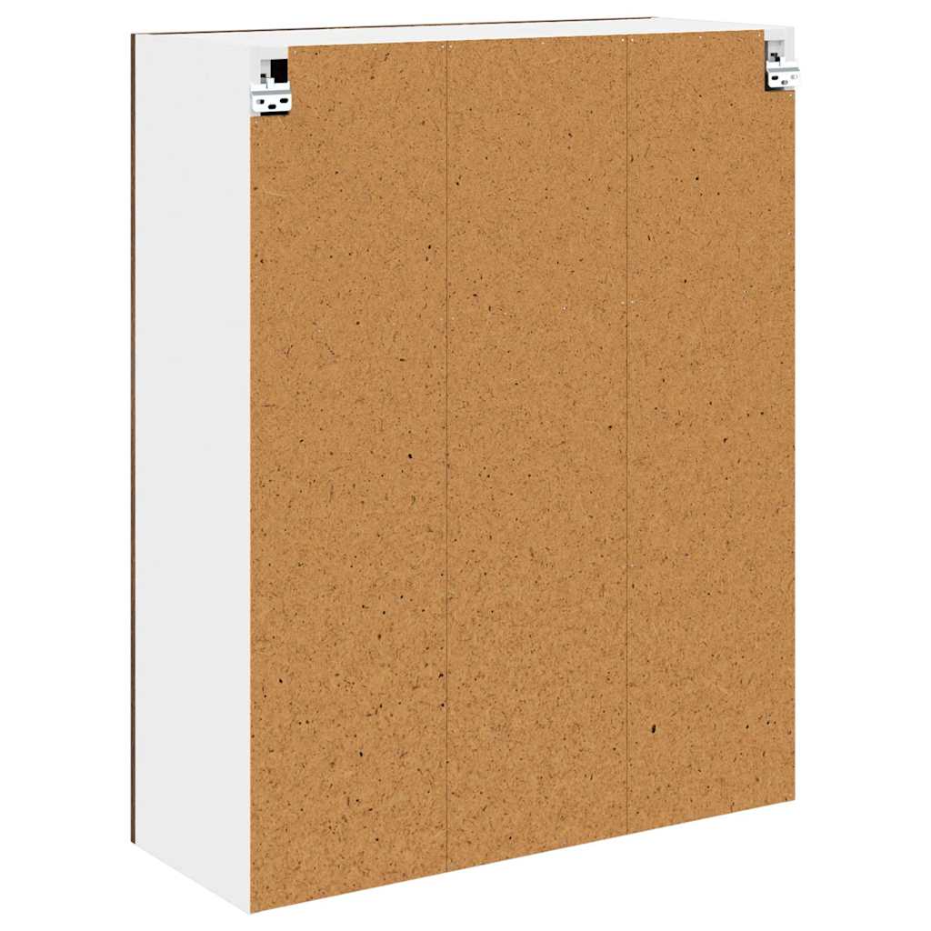 Viseći ormarić s pohranom Dimljeni hrast 80 x 31 x 100 cm
