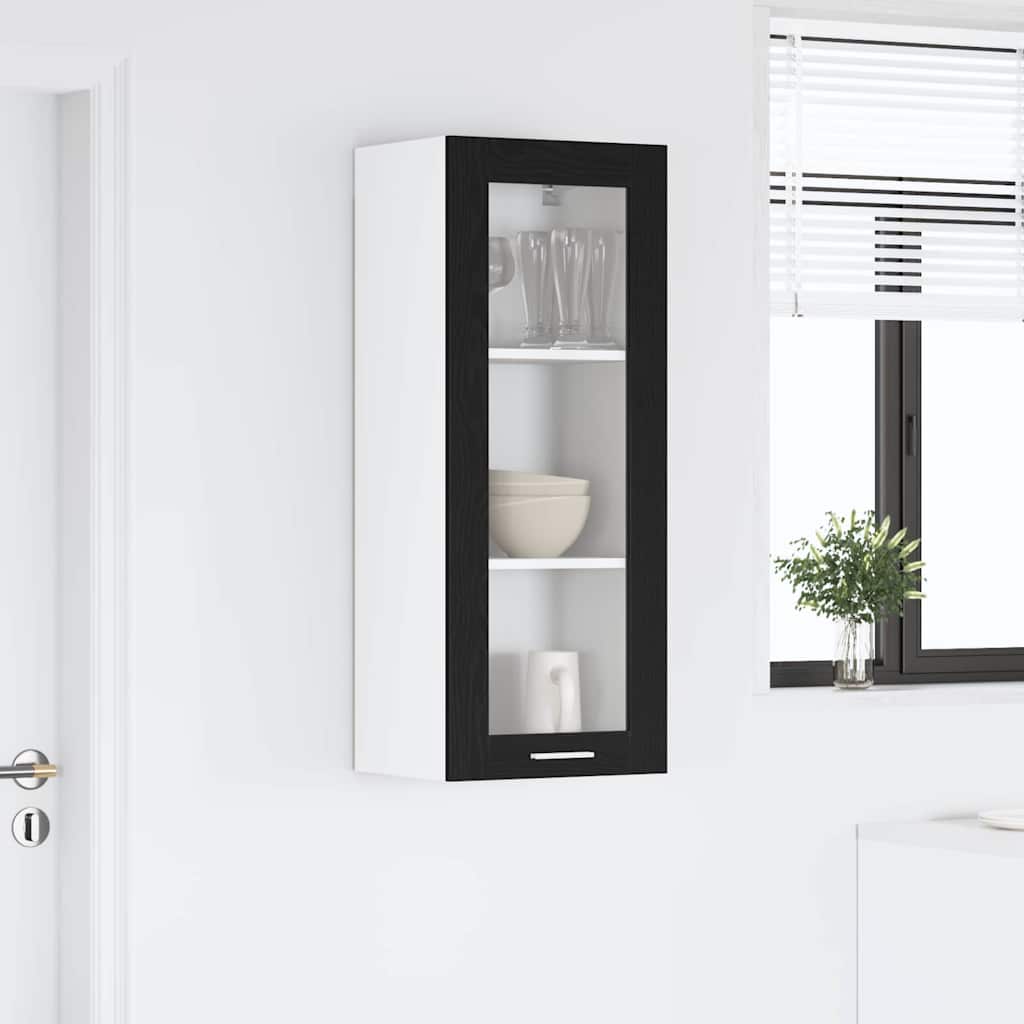 Viseći ormarić Crni hrast 40 x 31 x 100 cm Konstruirano drvo