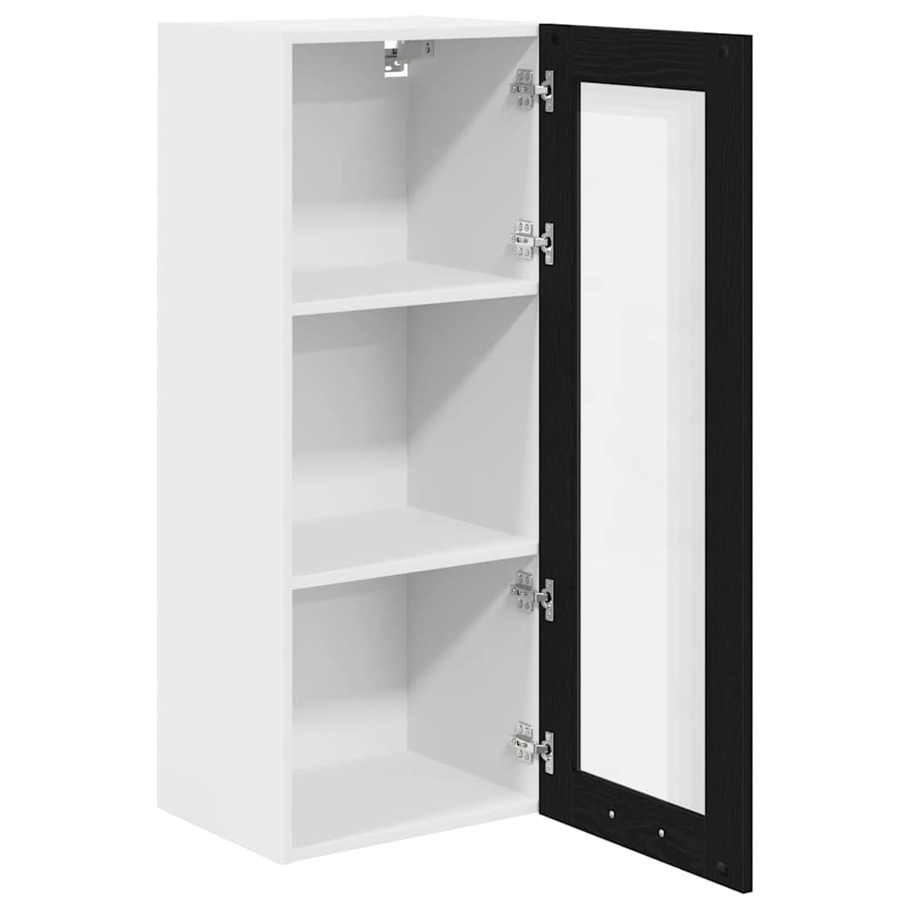 Viseći ormarić Crni hrast 40 x 31 x 100 cm Konstruirano drvo