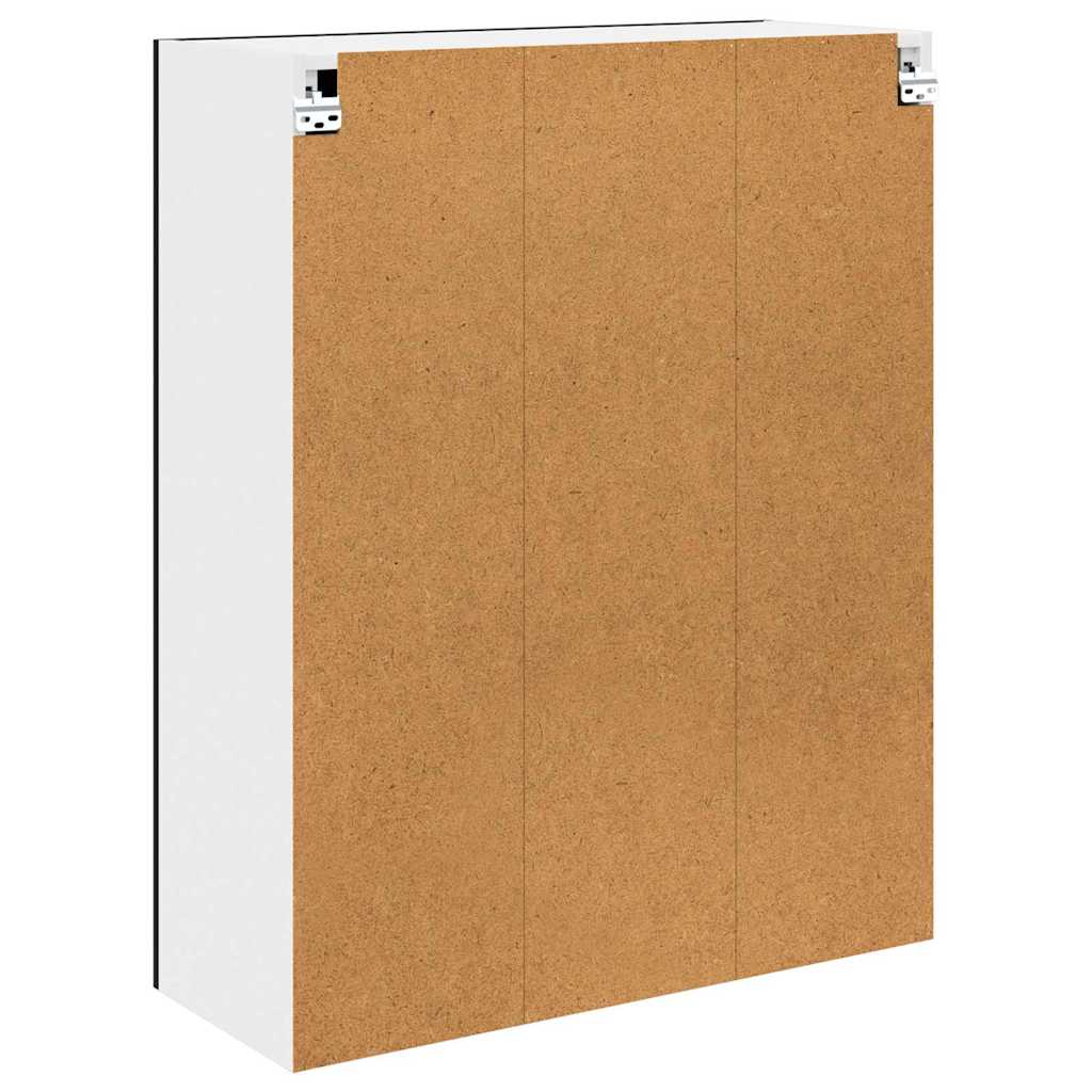 Viseći ormarić Crni hrast 80 x 31 x 100 cm Konstruirano drvo