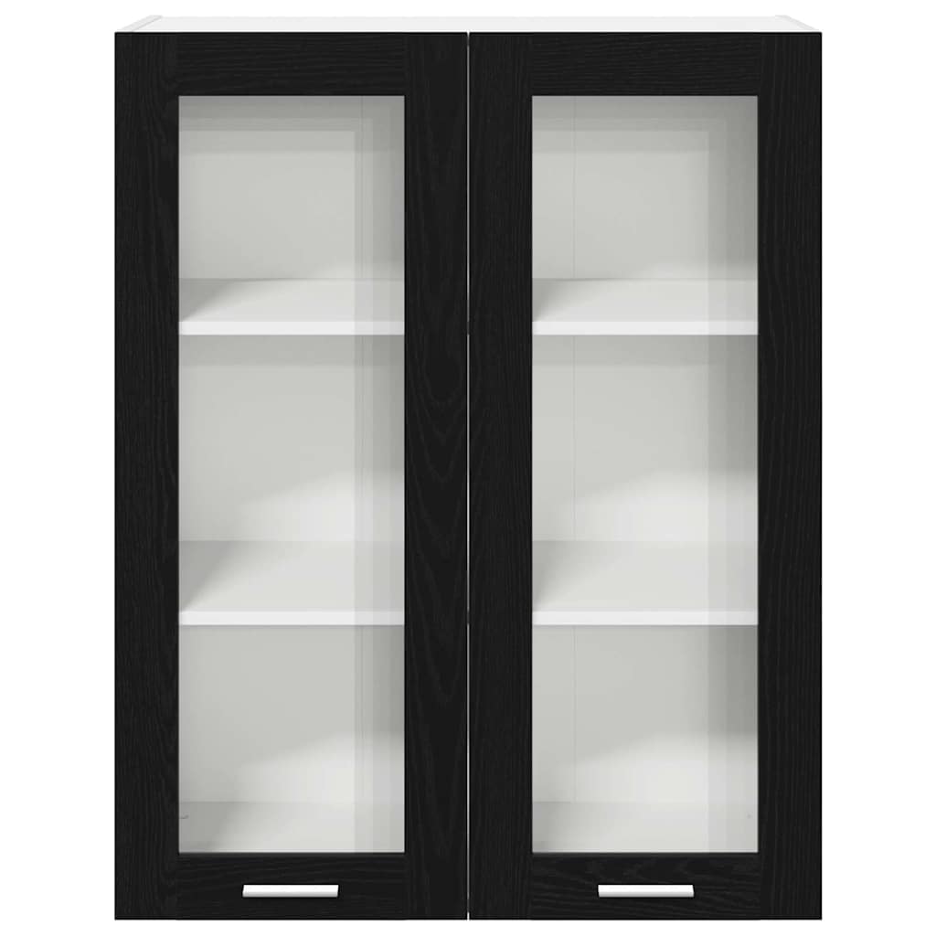 Viseći ormarić Crni hrast 80 x 31 x 100 cm Konstruirano drvo
