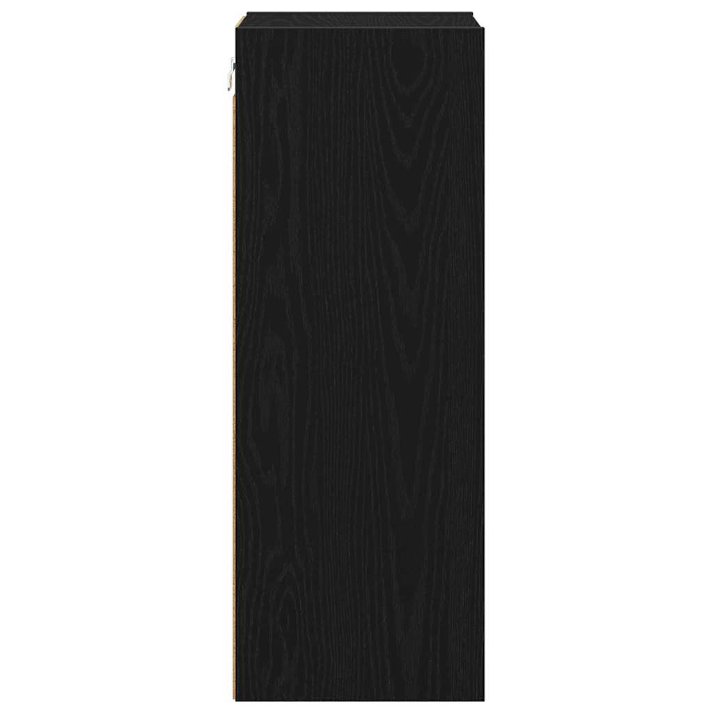 Viseći ormarić Crni hrast 30 x 29,5 x 80 cm Konstruirano drvo