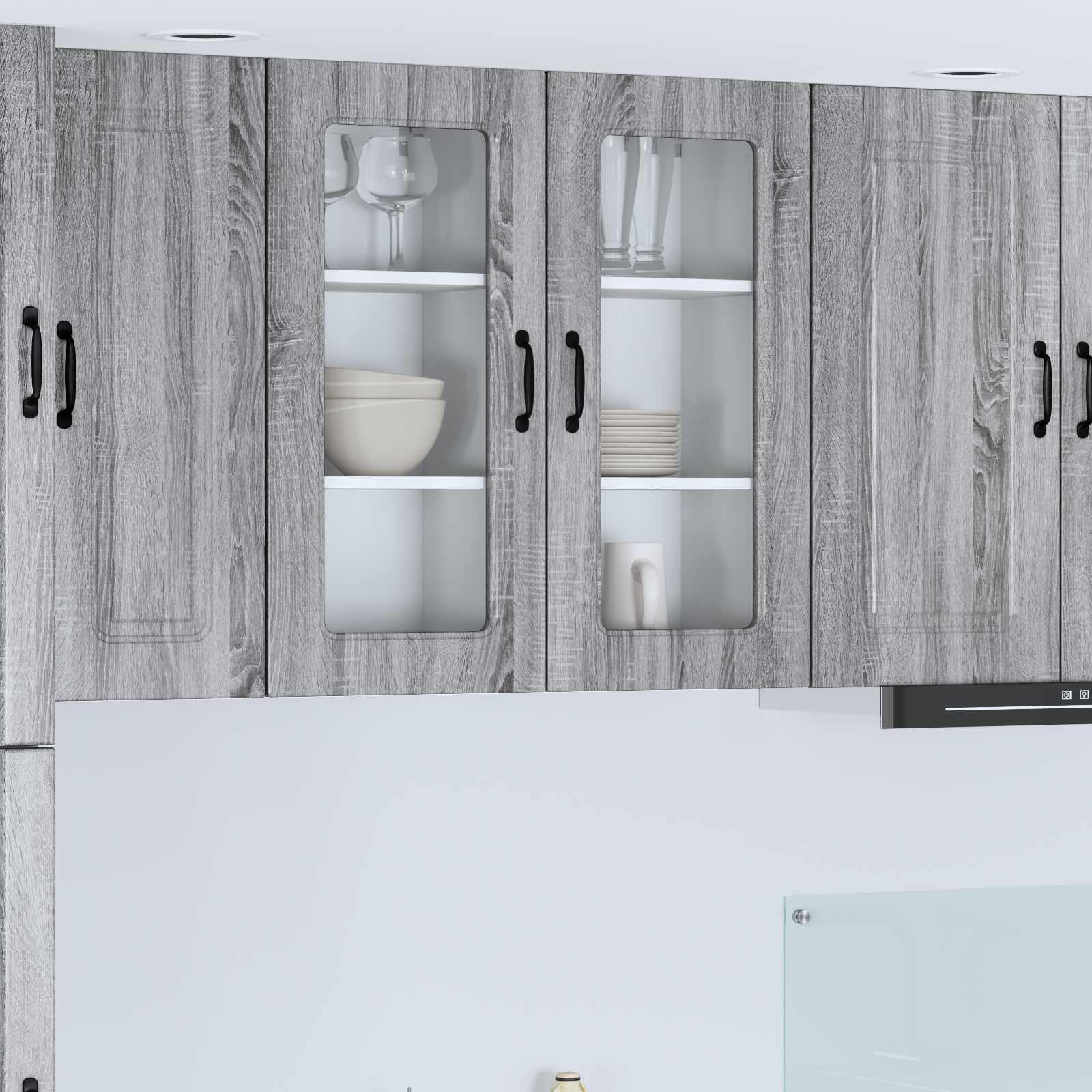 Ploča za perilicu posuđa s pohranom Kalmar 2 pcs Siva Sonoma