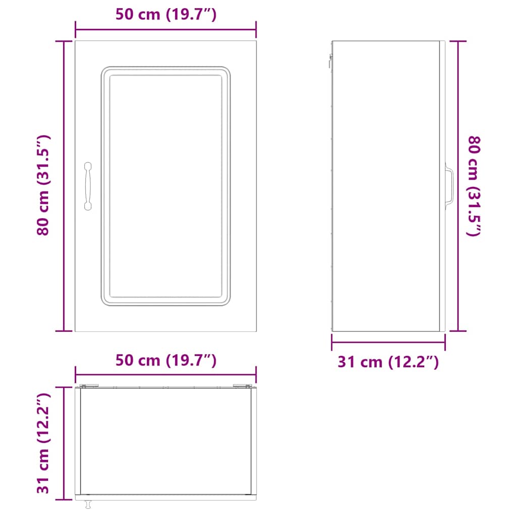 Ploča za perilicu posuđa Kalmar Bijelo 50 x 31 x 80 cm